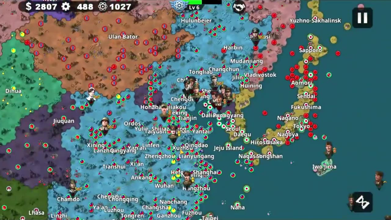 Chinese communists declare war on nationalists and lose in WC4 Blitz War Mod game