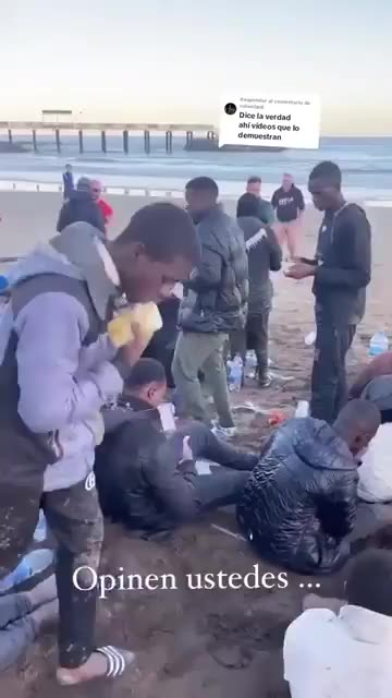 “Refugees” are handed new phones upon their arrival in Europe.