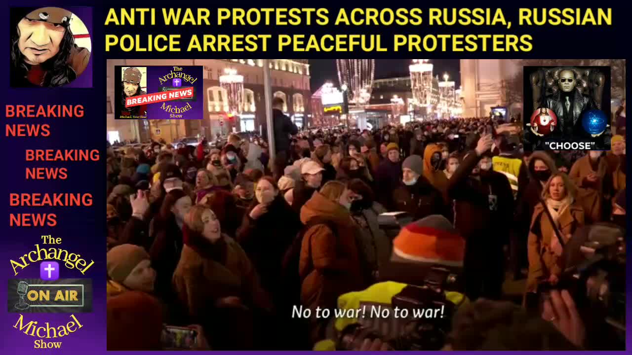 Anti-war protests across Russia