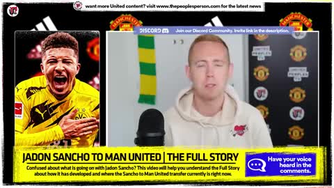 JADON SANCHO TO MANCHESTER UNITED - DEAL DONE - FULL STORY