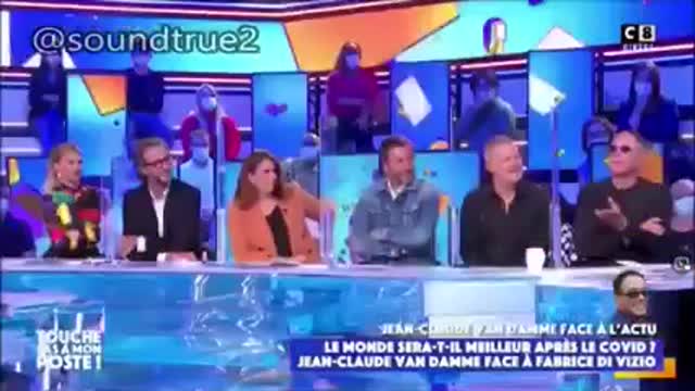 J C VAN DAMME SUR LE PLATEAU DE TPMP "JE NE ME FERAIS JAMAIS VACCINER"