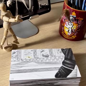 art makes this Harry Potter flipbook