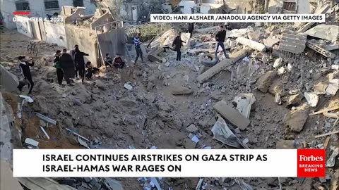 Scenes From The Gaza Strip- Israeli Airstrikes Continue As Israel-Hamas War Rages On