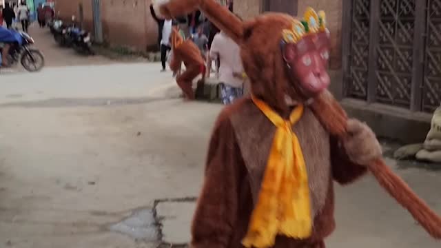 Monkey Dance with Lakhe