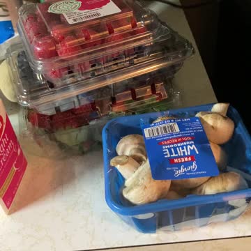 K. Home now and hungry.