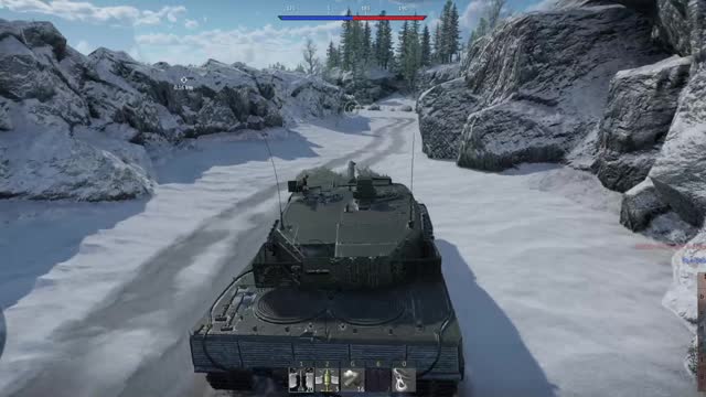 Leopard 2a6 sends Rooikat 105's turret into space!