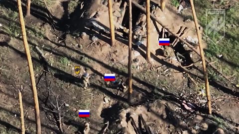 Russian Soldiers Surrender to Ukrainians After Being Surrounded