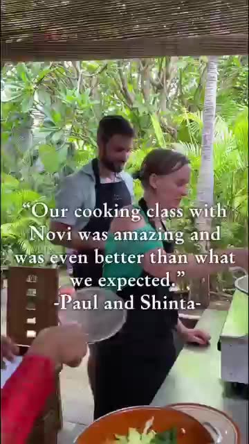 Making memories on your couples Bali holiday-Private Balinese cooking classes 🙏🏽😊