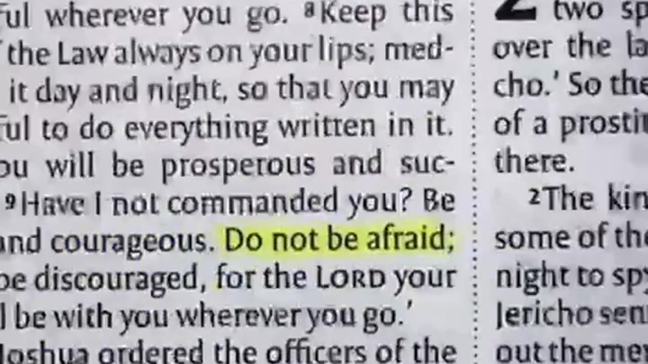 DON'T BE AFRAID