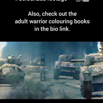 Battle for Cologne M26 Pershing takes down Panther #Colourized footage🇩🇪🎥🦾