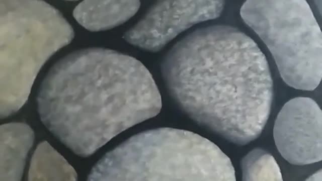 3d wall painting stone pattern