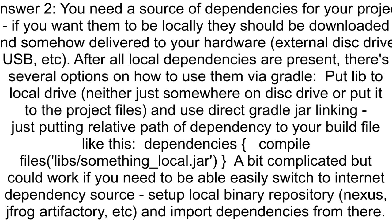 Can spring boot project be built and developed without the Internet