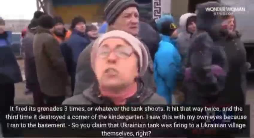 Citizens of Ukraine confirm Ukranian forces are firing on their own people.