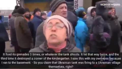 Citizens of Ukraine confirm Ukranian forces are firing on their own people.