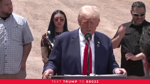 PRESIDENT TRUMP: "Kamala Dismantled Trump’s Border Wall and Policies, Leaving Border Open" 🚧🔓