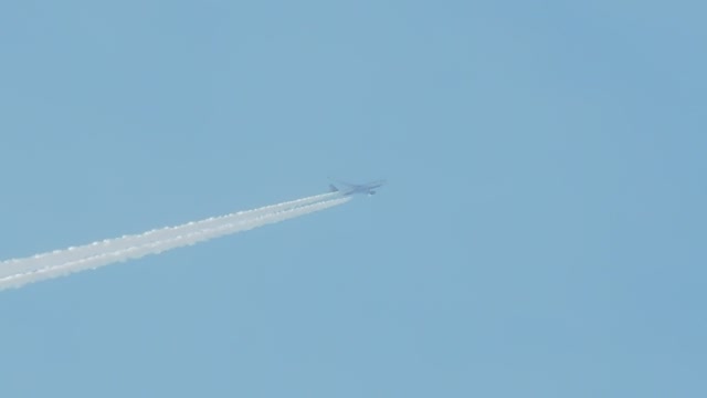 Commercial Airliner in Flight