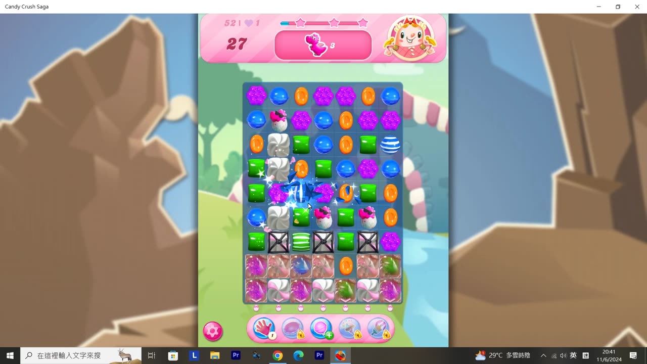 Candy Crush Saga Record (Level 52)