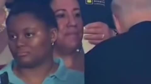 Biden ignores black girl