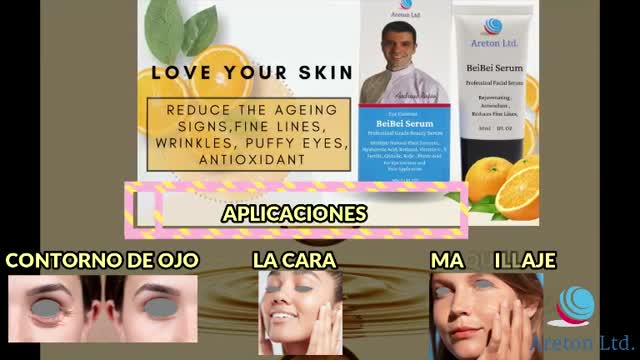 Sérum Contorno de Ojos Vitamina C + E de Areton