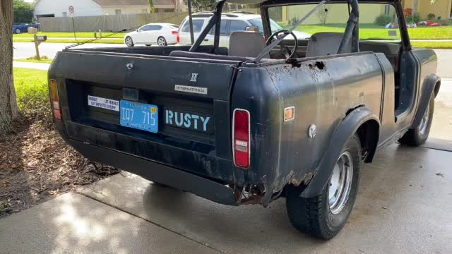 Washing the International Scout