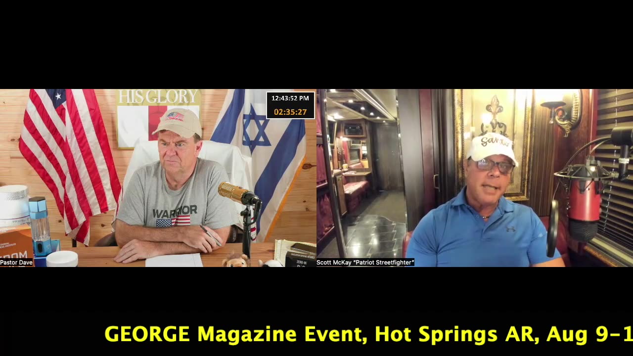 7.30.24 Patriot Streetfighter w/ Pastor Dave Scarlett, Military Generals' Confirmation