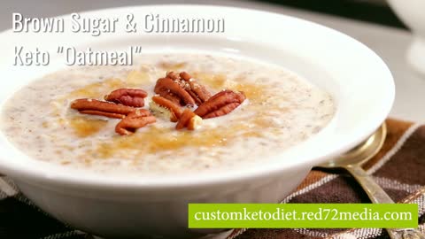 Easy Keto Diet Recipe brown sugar and cinnamon breakfast oats