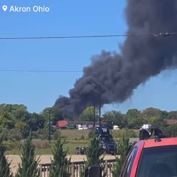 Hundreds Evacuated Due to a Massive Fire at a Chemical Plant in Akron, Ohio
