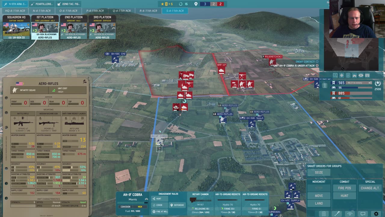 Part 9: Cav with West German Arty Vs. a 3 unit East German push