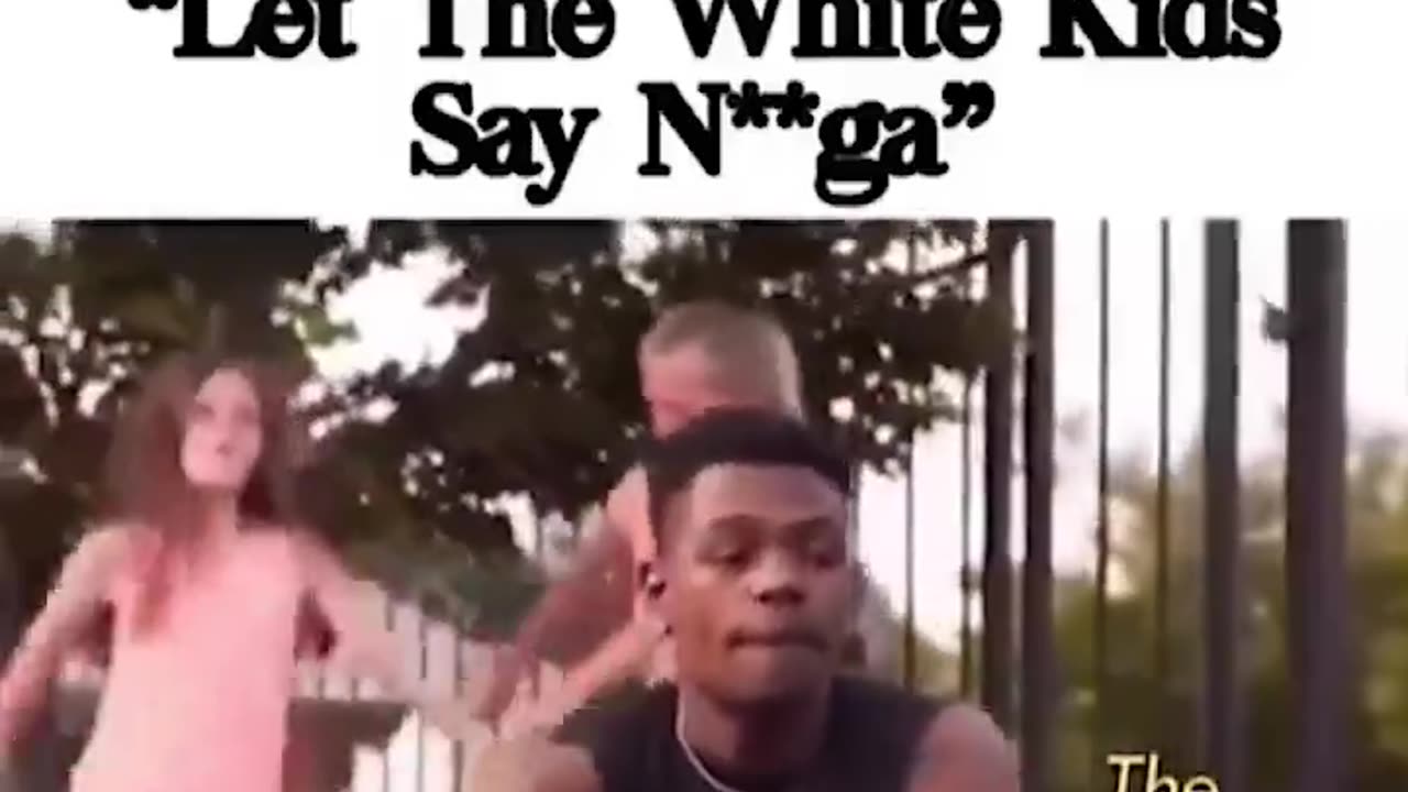 Let the white kids say nigga