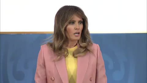 First Lady Melania Trump delivers remarks at the 2018 International Women of Courage Award Ceremony