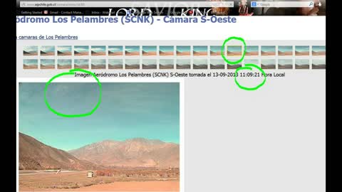 UFO Capture Chile Aviation Webcam Evidence