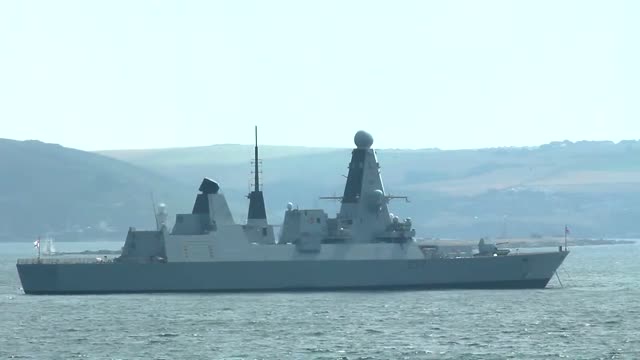 British Navy Daring Class Destroyer