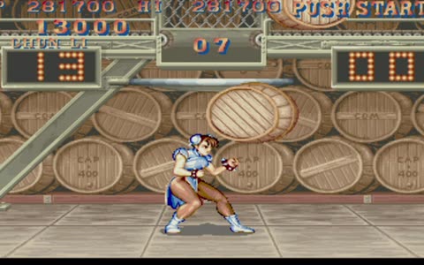 Chun Li (Bonus Stage Barrel 1)