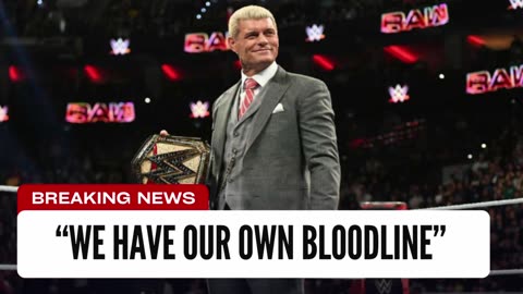 Cody Rhodes: "We Have Our Own Bloodline"