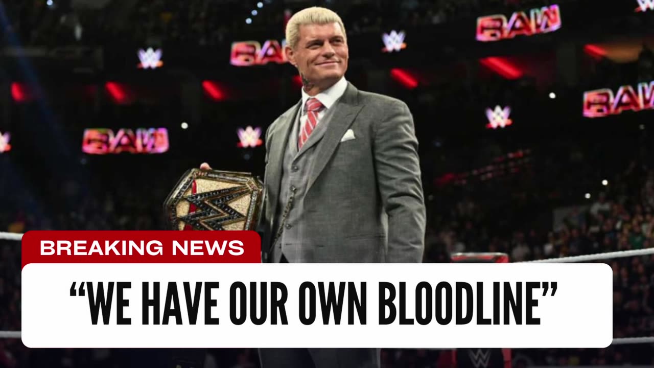 Cody Rhodes: "We Have Our Own Bloodline"