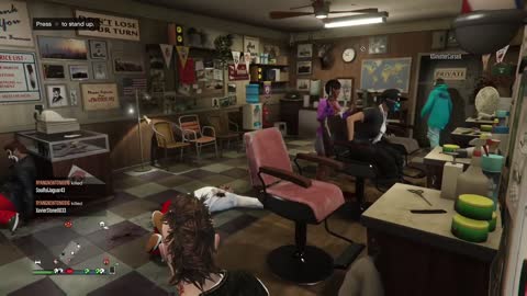 GTA Online Barber shop massacre - January 1, 2017