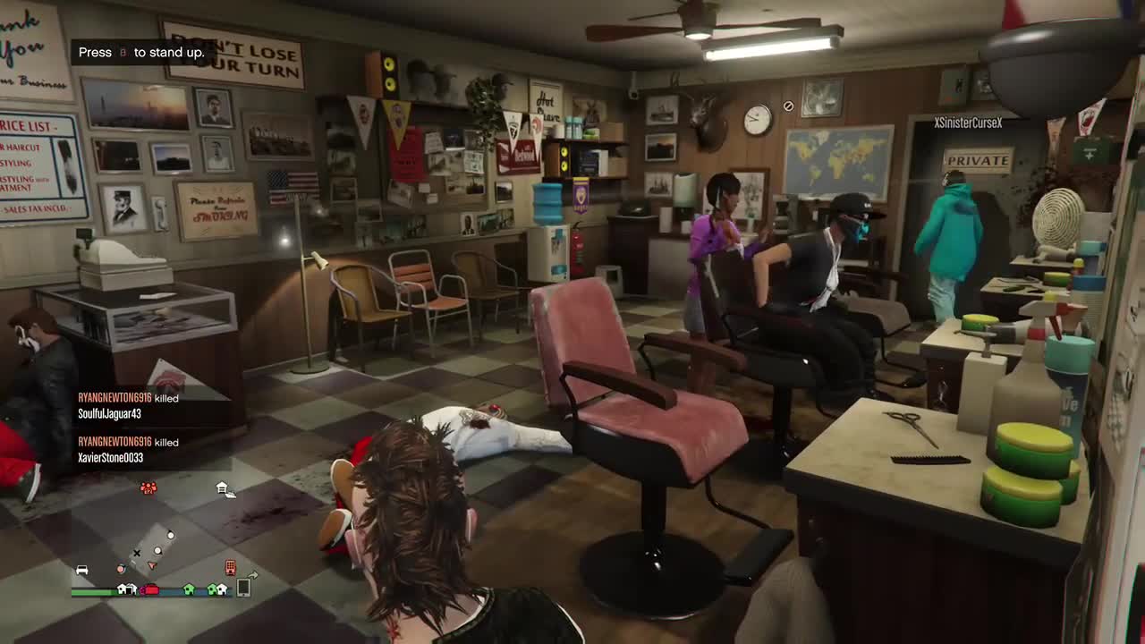 GTA Online Barber shop massacre - January 1, 2017