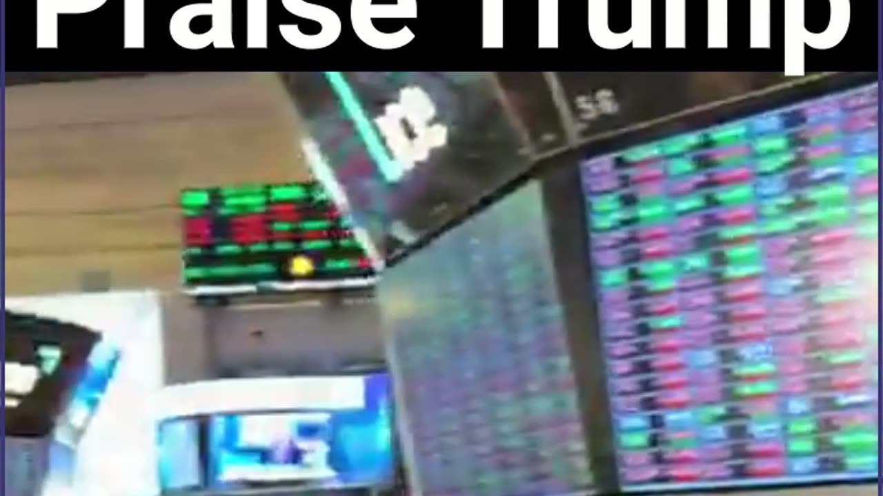 Traders Praise Trump