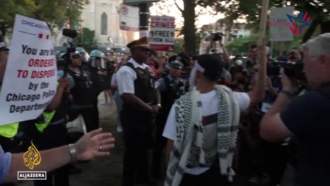 Protests Erupt Outside Democratic Convention: Tensions Rise Over Gaza Conflict