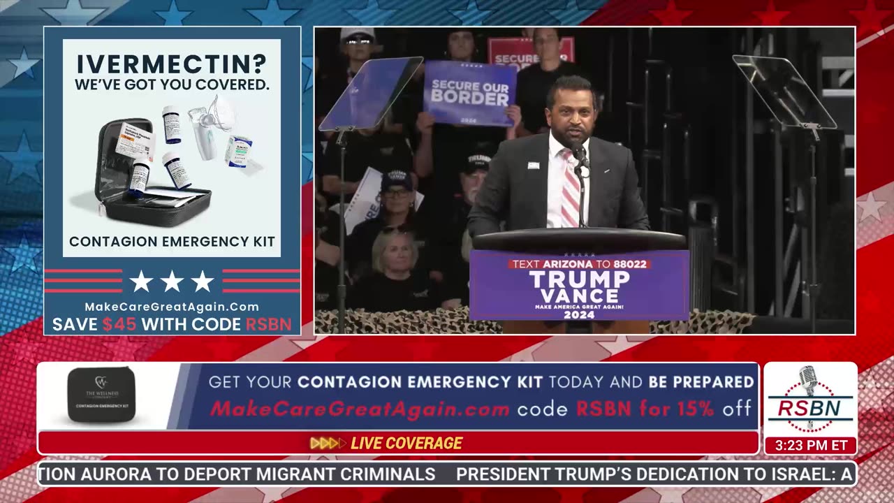 FULL SPEECH: Kash Patel Delivers Remarks in Prescott Valley, AZ - 10/13/24