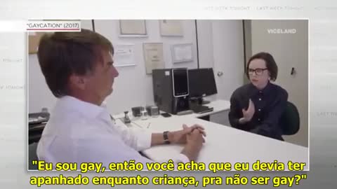 Why do people think Brazilian President Jair Bolsonaro cares about anyones sexual orientation?