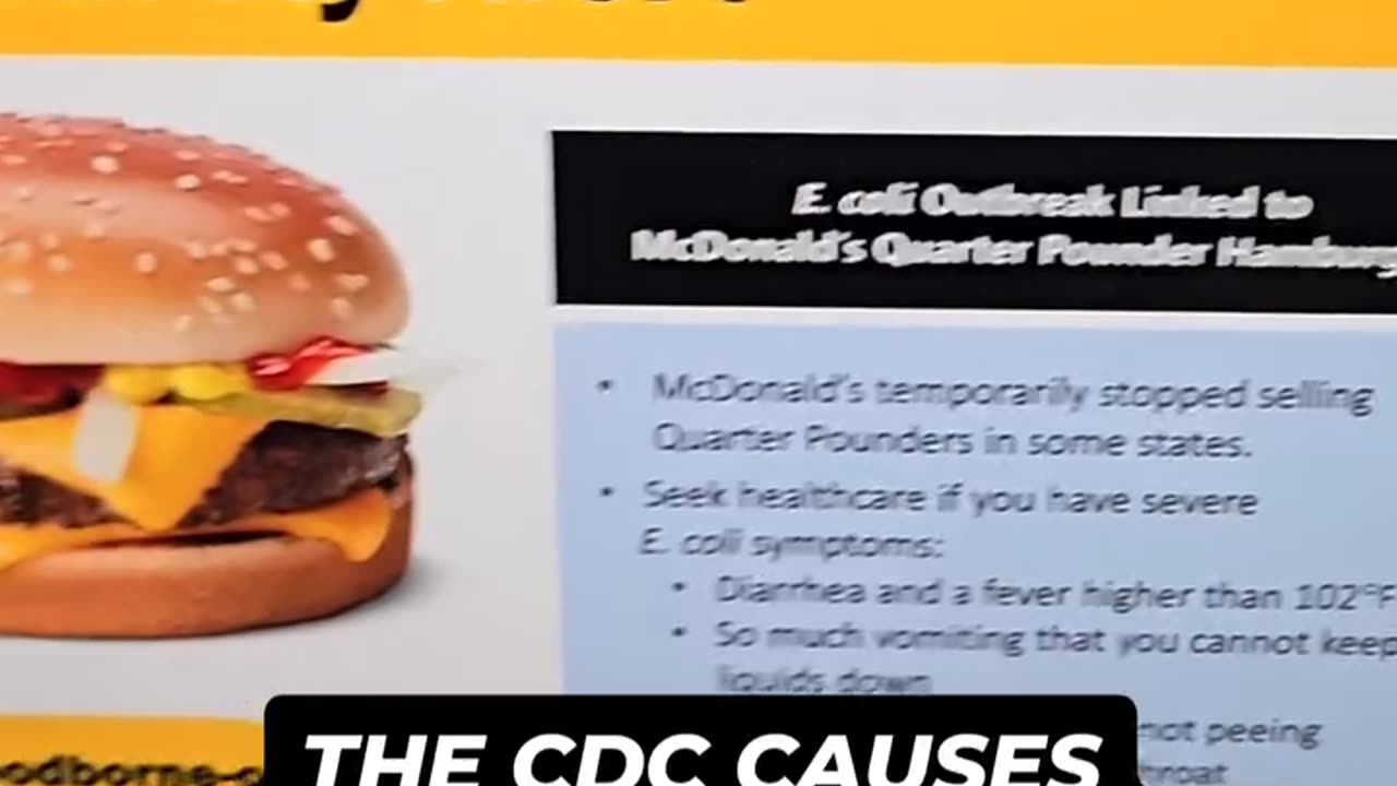 WARNING! The CDC has issued a "Food Safety Alert", see below.