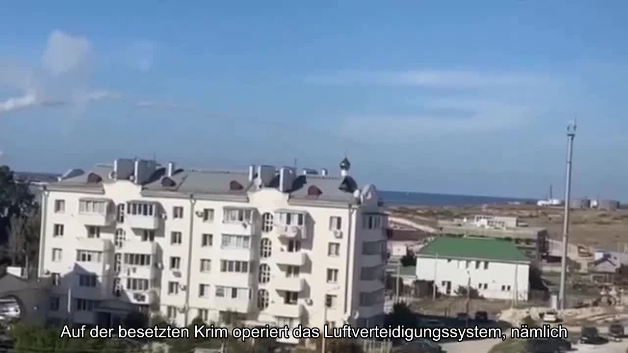 Das Luftverteidigungssystem operiert auf der besetzten Krim, nämlich in Sewastopol, Novofedorivka u