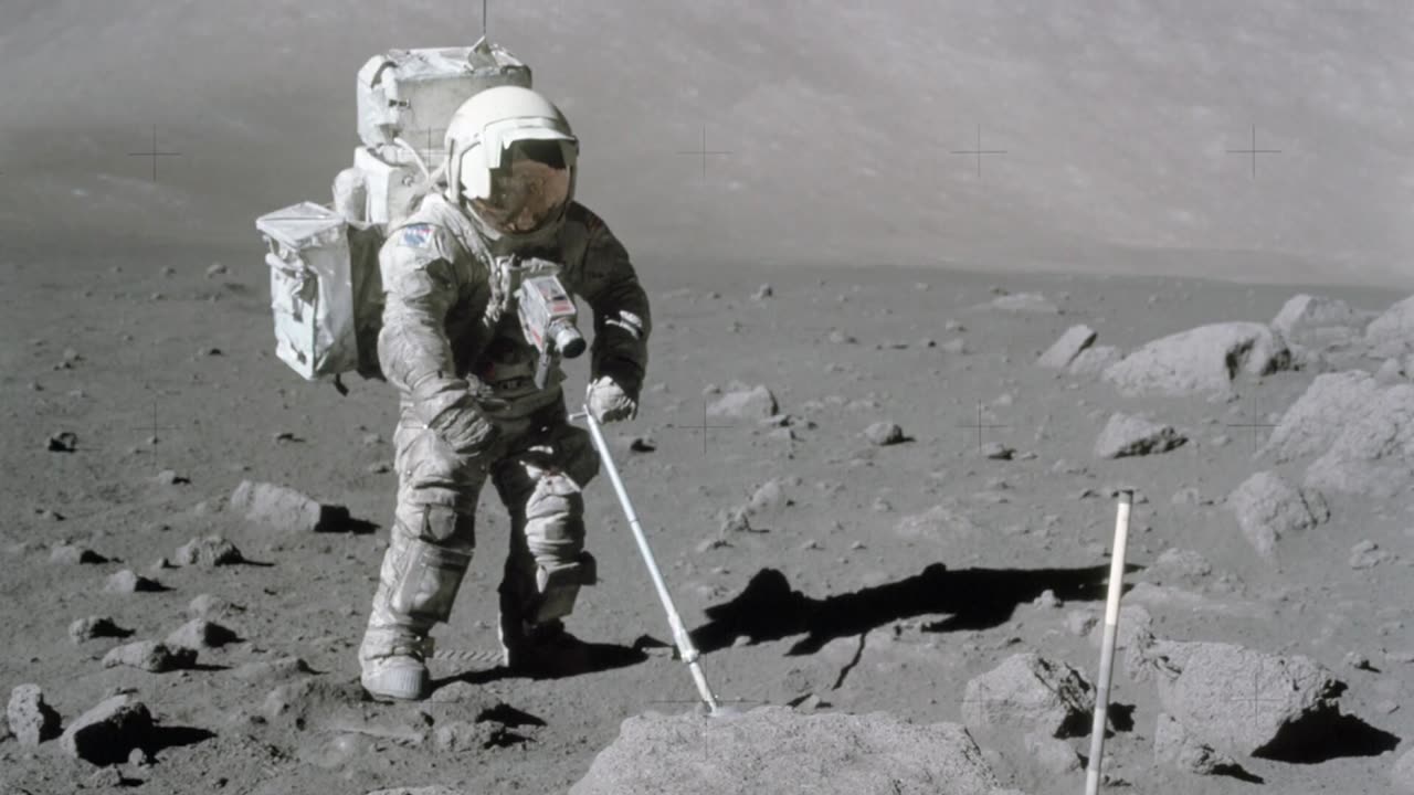 Where are the rocks on the moon listen to the NASA expert's