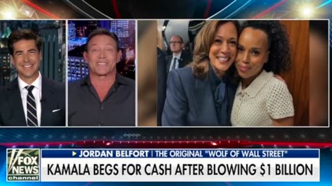 Jesse Watters (X) With The Real Wolf of Wall Street Comparing Kamala Kampaign to a Ponzi Scheme