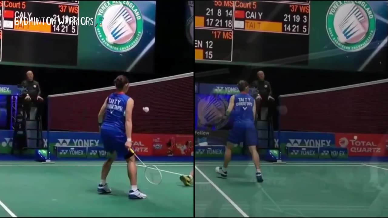 °° Tai Tzu Ying °°Super°° Footwork°° in °°Slow Motion°°Nice Camera Side Angle°° BADMINTON Full HD