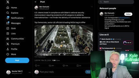 BREAKING_ US SAYS ISRAEL NOT COMMITING CRIMES; GAZANS DROWN TRYING TO GET FOOD