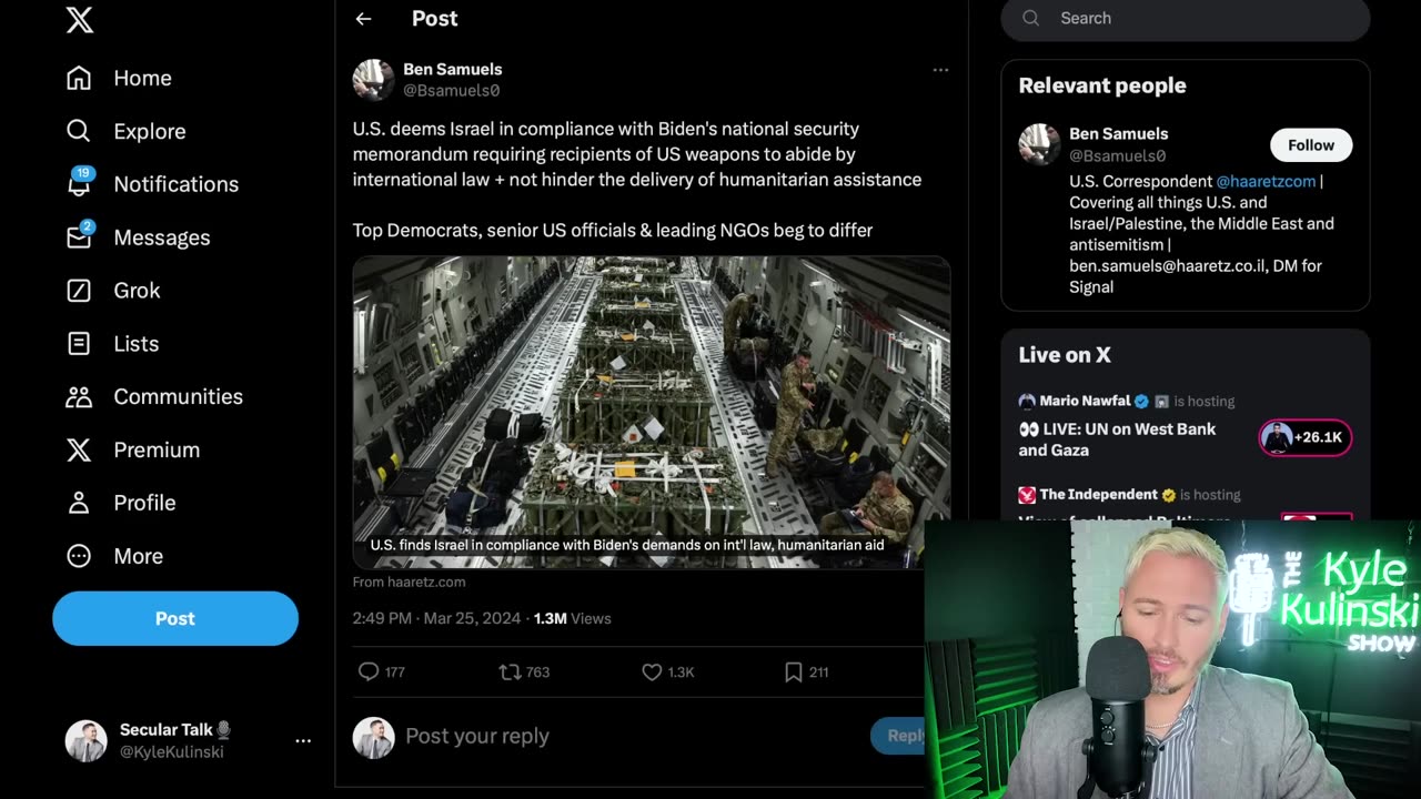 BREAKING_ US SAYS ISRAEL NOT COMMITING CRIMES; GAZANS DROWN TRYING TO GET FOOD