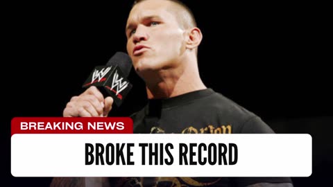 Randy Orton Just Broke This Record, It May Surprise You