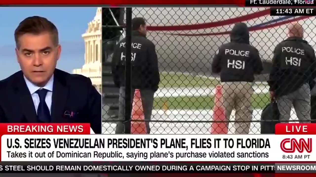 JUST IN：United States seizes Venezuela President Nicolas Maduro's airplane in the Dominican Republic